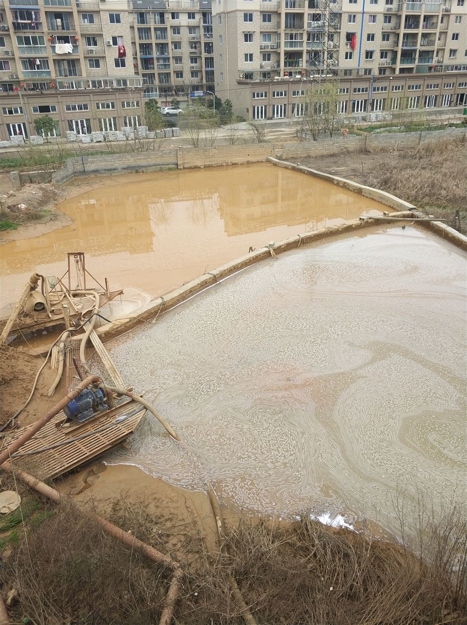 贵池沉淀池淤泥清理-厂区废水池淤泥清淤